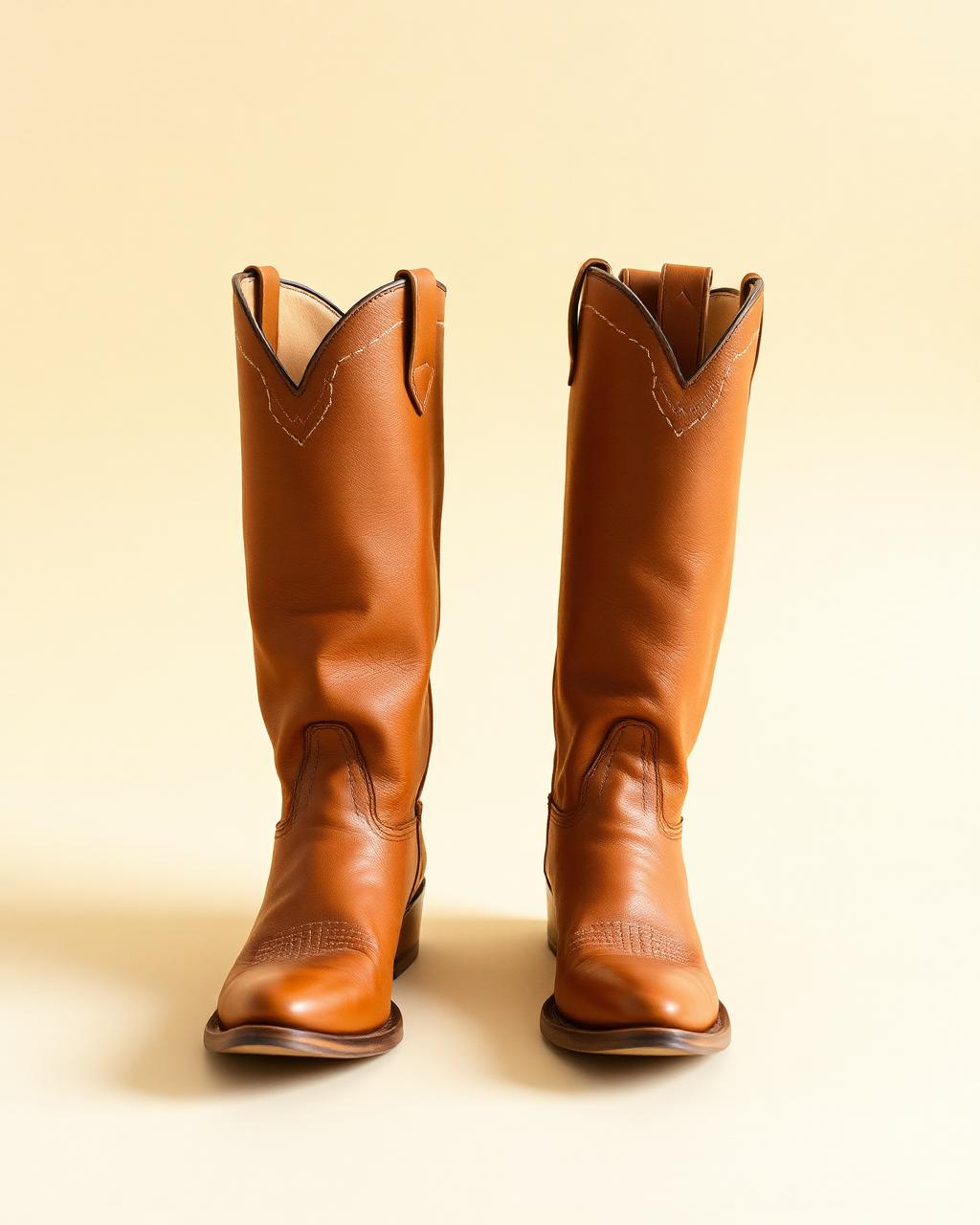 vintage western leather cowboy boots
